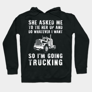 On the Road to Laughter: Embrace Your Playful Trucking Adventures! Hoodie